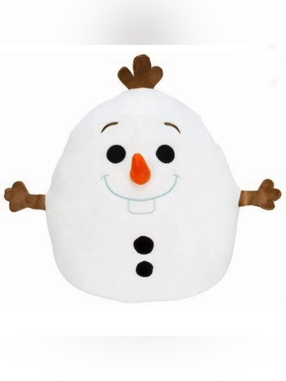 Squishmallows Olaf White Plush NWT with Orange Nose